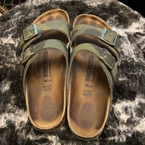 Camo Birkenstock Sandals